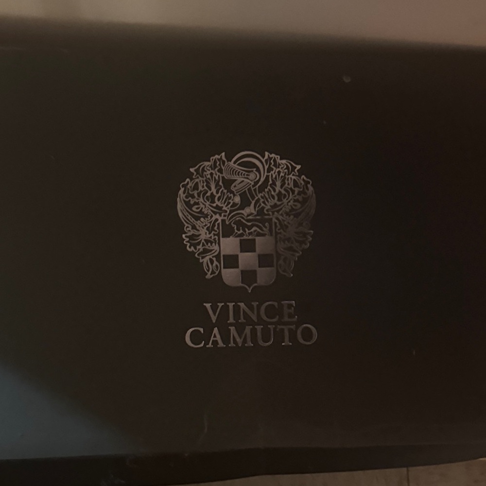Vince Camuto Black Givenchy inspired heel dress boots